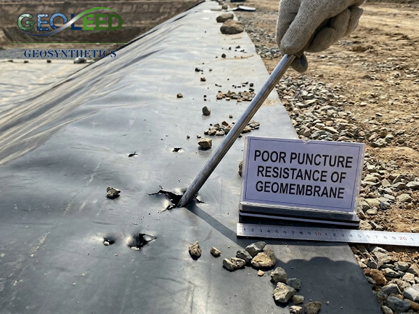 Poor resistance to puncture