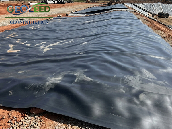 Uneven thickness of geomembrane